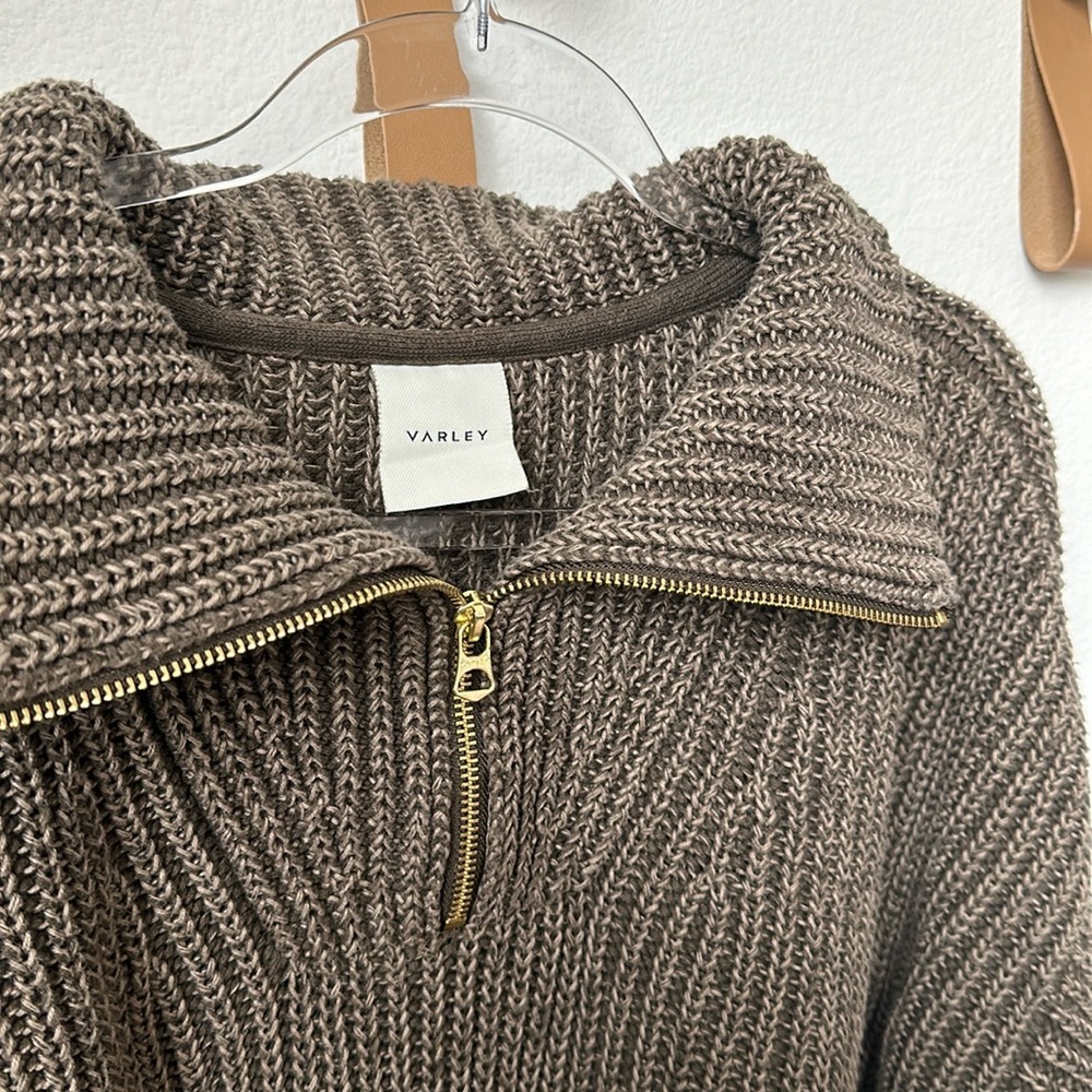 Varley oversize cozy half zip sweater size xl like new